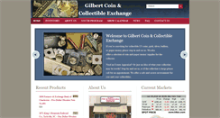 Desktop Screenshot of gilbertcoins.com